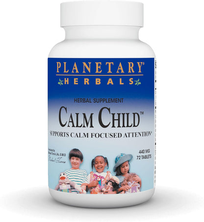 Planetary Herbals Calm Child for Active Children - 72 Tablets