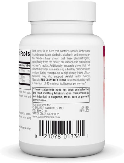 Source Naturals Eternal Woman Red Clover Extract 500 mg - 60 Tablets