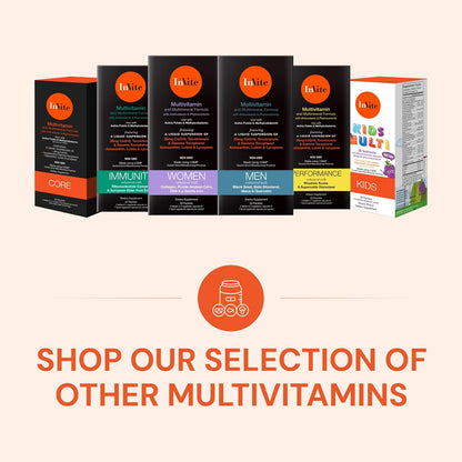 Invite Health Performance Vitamin – Comprehensive Daily Multivitamin for Athletes, 30 Day Supply