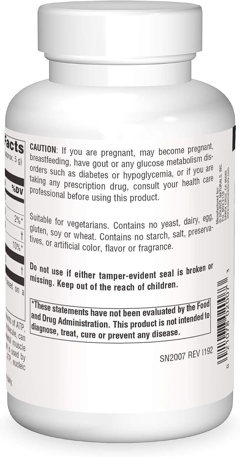 Source Naturals D-Ribose Powder - 200 g - görsel 2