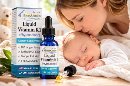 Vitamin K1 Liquid Drops – Phytonadione for Newborns & Adults, 30 ml
