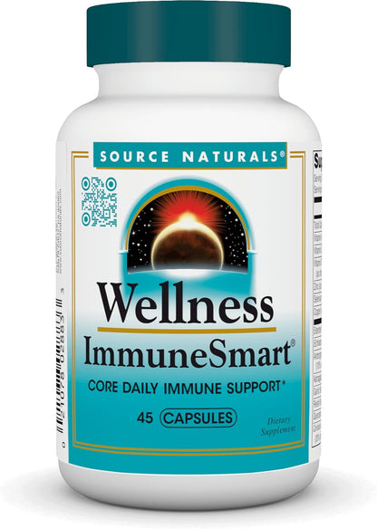 Source Naturals Wellness ImmuneSmart - Core Daily Immune Support (45 Capsules)