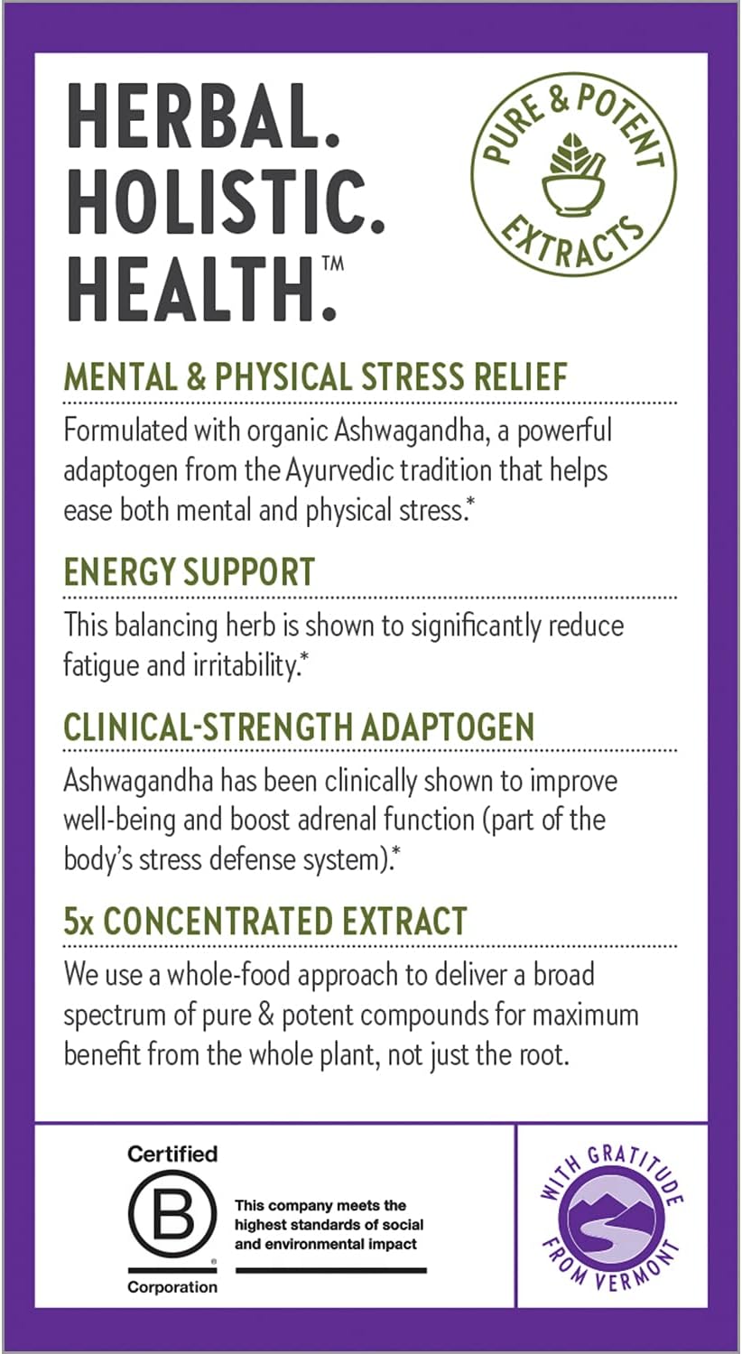 New Chapter Organic Ashwagandha Food Supplement – 60 Capsules - görsel 8