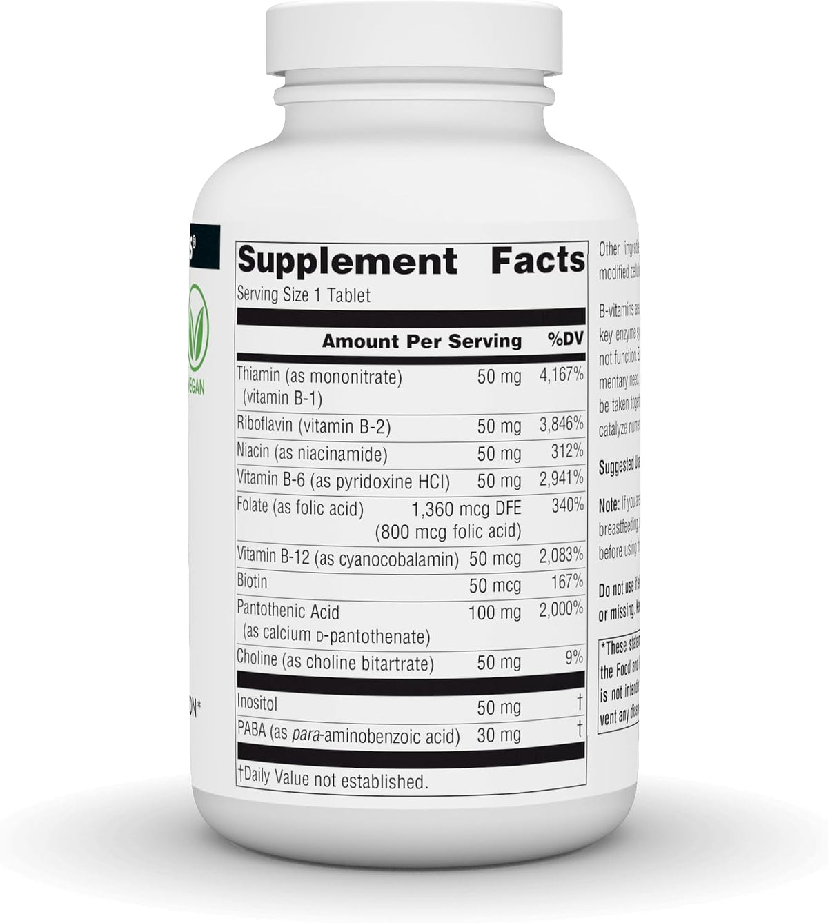Source Naturals B-50 Complex - 250 Tablets - görsel 3
