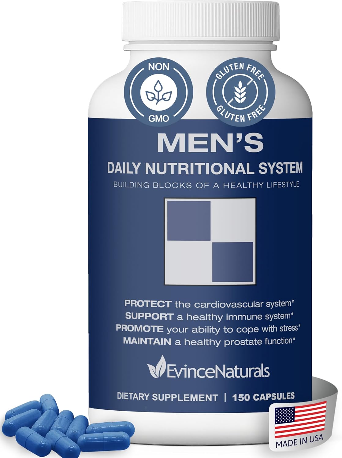 Evince Naturals Men's Daily Nutritional System Multivitamin - görsel 1