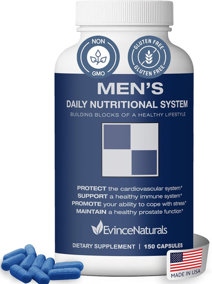Evince Naturals Men's Daily Nutritional System Multivitamin