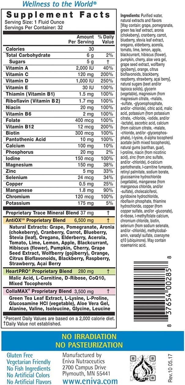 Eniva Vibe Fruit & Veggie Full Spectrum Liquid Multivitamin & Omega-3s Combo Pack - görsel 2