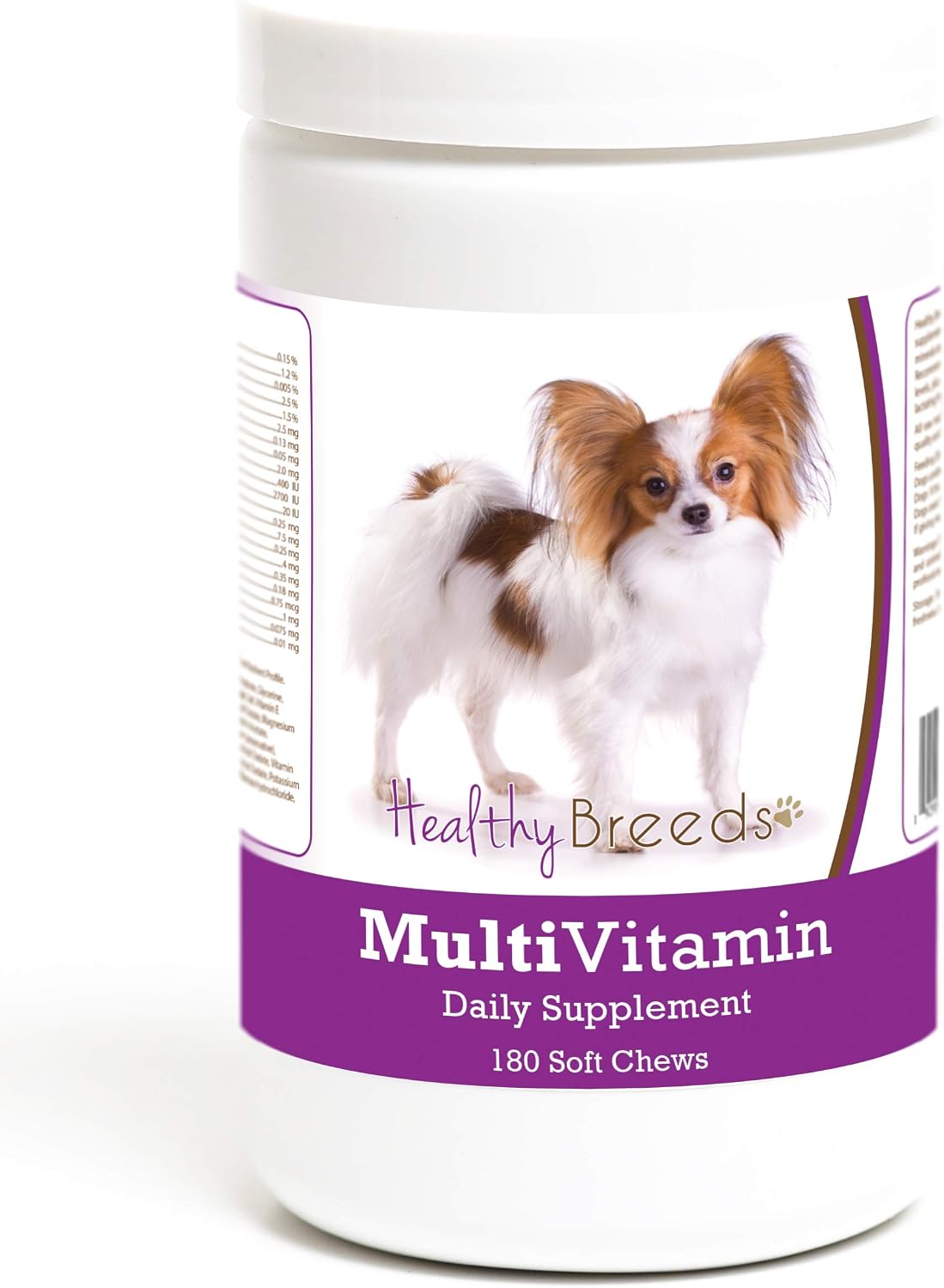 Healthy Breeds Papillon Multivitamin Soft Chew for Dogs 180 Count - görsel 1