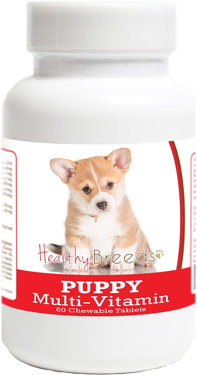 Healthy Breeds Cardigan Welsh Corgi Puppy Multivitamin Tablets 60 Count - görsel 1