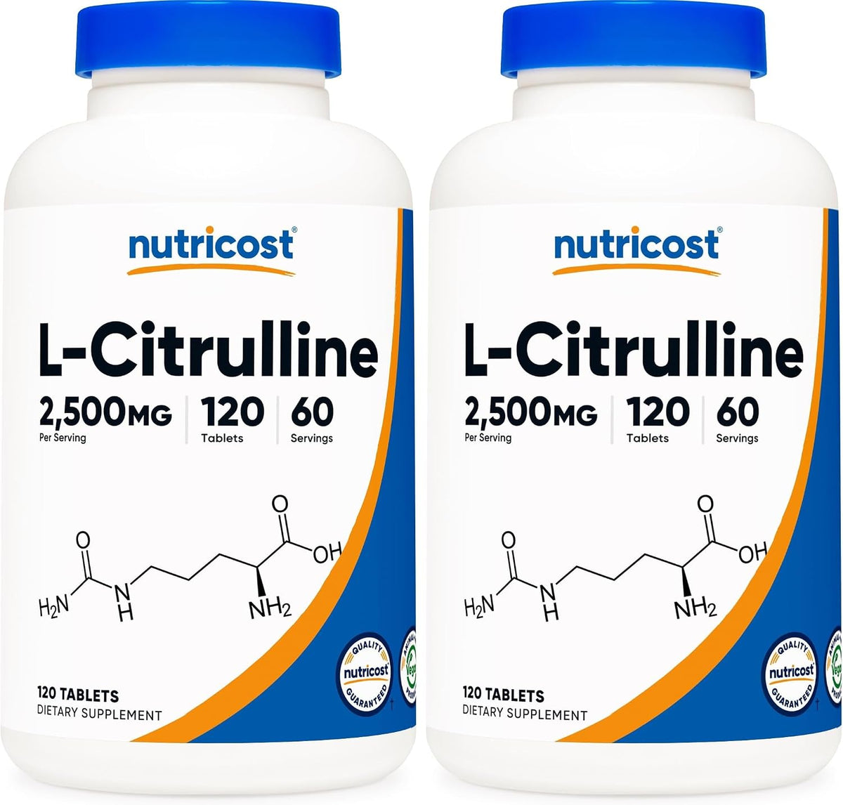 Nutricost L-Citrulline 2500mg per Serving – 120 Tablets (60 Servings) - görsel 6