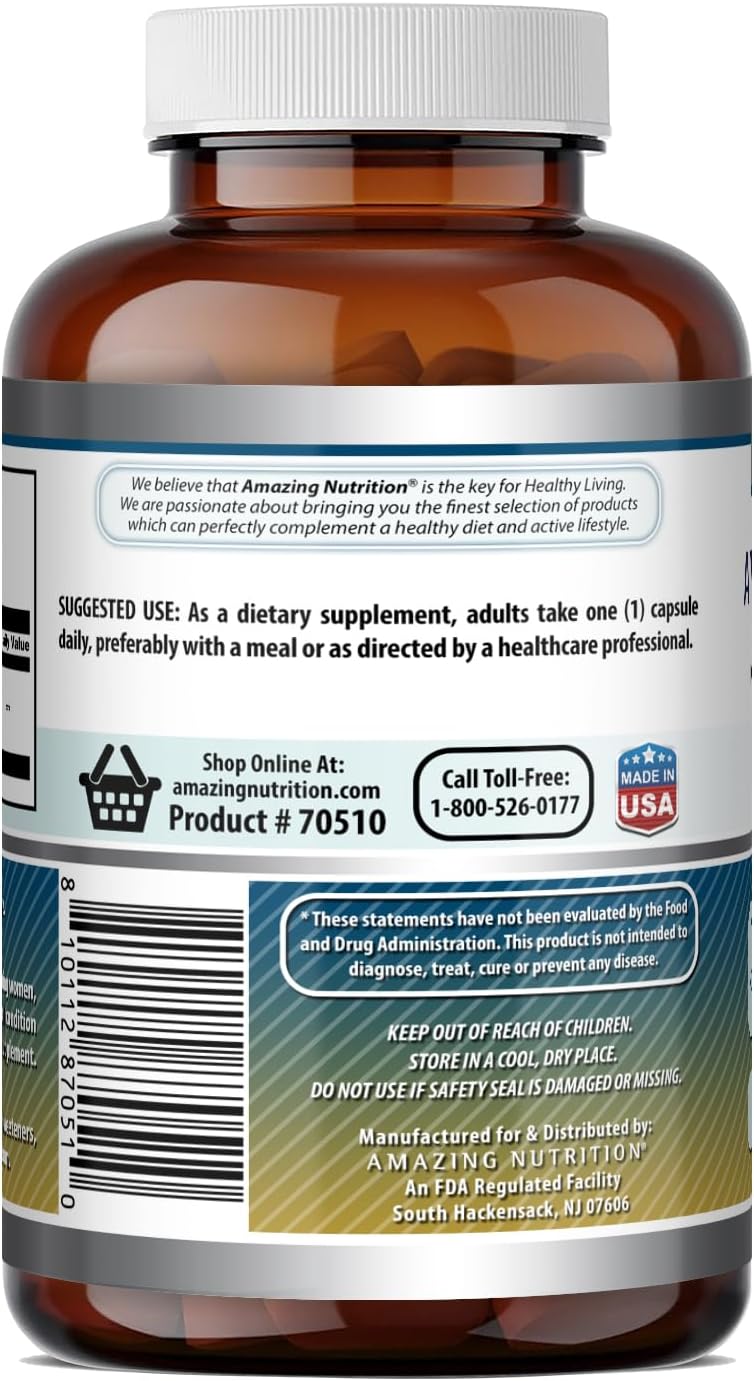 Amazing Formulae Taurine 1000 mg - 400 Capsules - görsel 5
