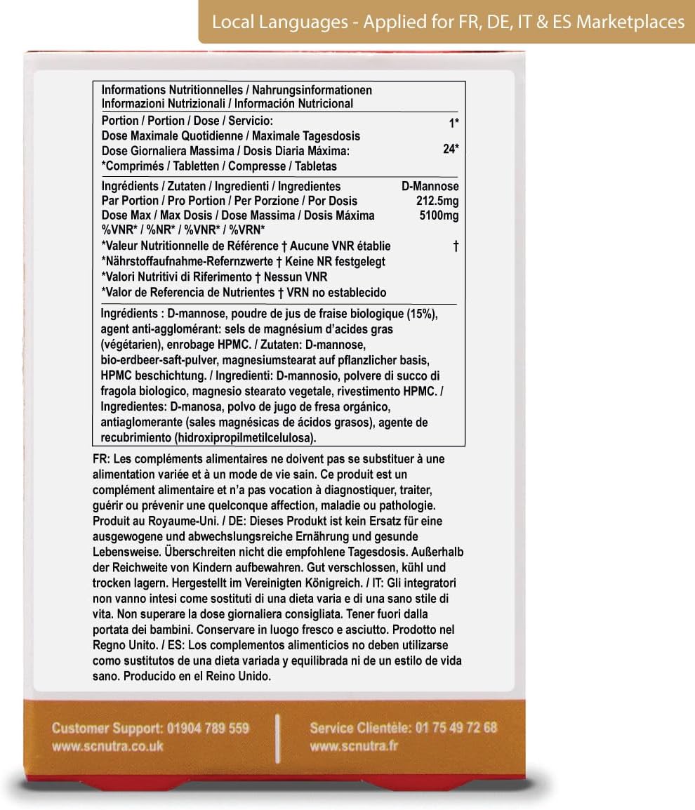 Waterfall D-Mannose Children Melt-in-the-Mouth Tablets, Strawberry, 100 Tablets - görsel 4