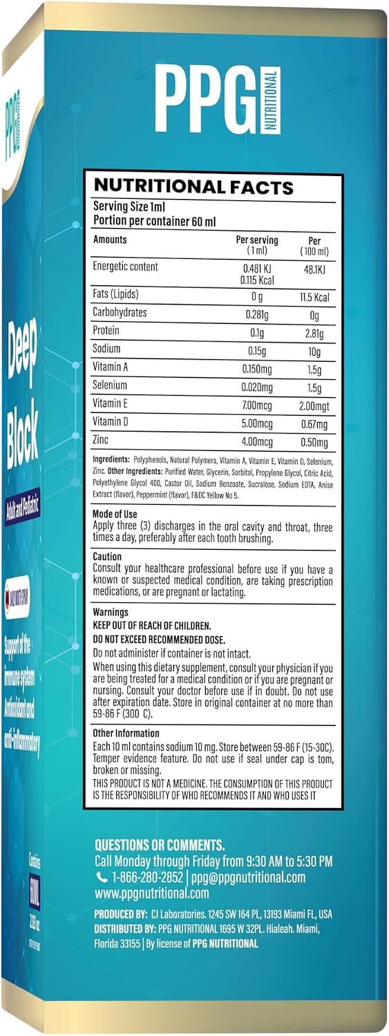 Deep Block Immune Support Booster Daily Mouth Spray - görsel 5