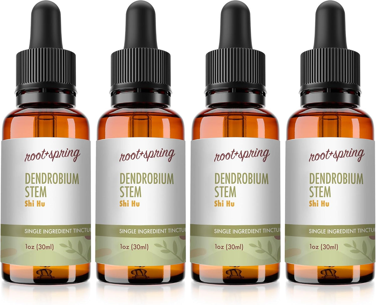 Dendrobium Stem - Shi Hu Herbal Tincture - Liquid Extract Concentrate with Dropper - Dendrobium Orchids Nobile Pod Stem Natural Herb TCM Supplement - Single Ingredient Formula 60 ml (2 x 30 ml) - görsel 9