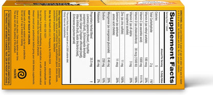 Airborne Vitamin C 1000mg Effervescent Tablets - Zesty Orange Flavour - 36 Tablets - Immune Support with Vitamins A, C, E, Zinc, Selenium, Echinacea & Ginger - Gluten-free