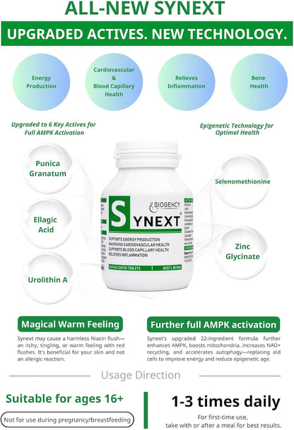 Synext NAD+ Supplement – 30 Tablets