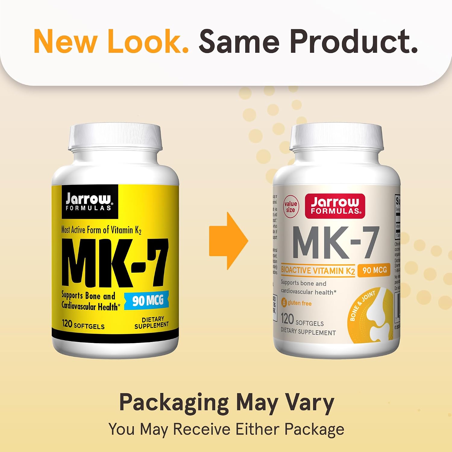 Jarrow Formulae MK-7 90 mcg - Bioactive Vitamin K2 (MK-7) - Bone & Heart Health - 120 Softgels - görsel 2