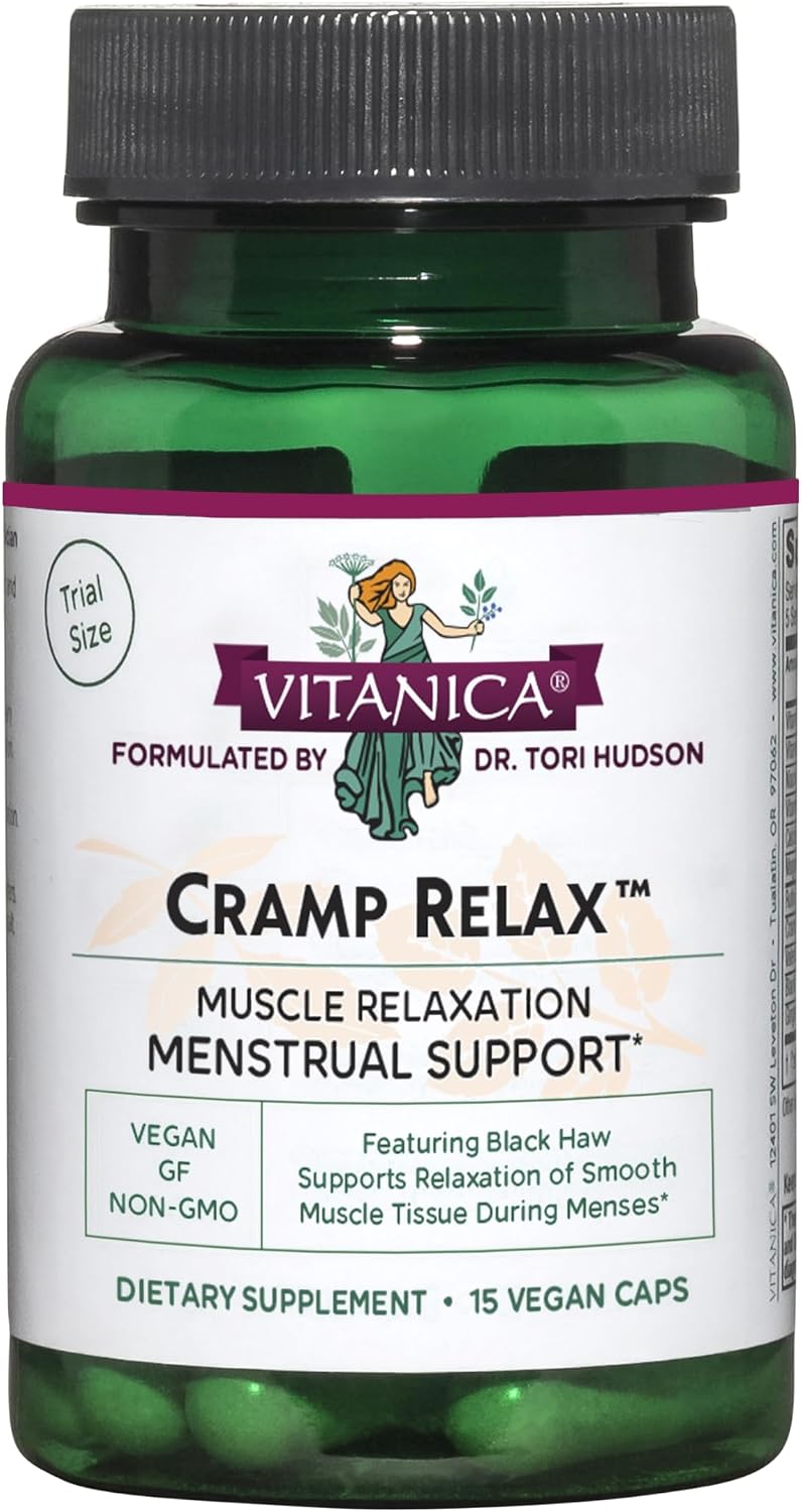 Vitanica Cramp Relax, Period Support, Vegan, 15 Capsules - görsel 1