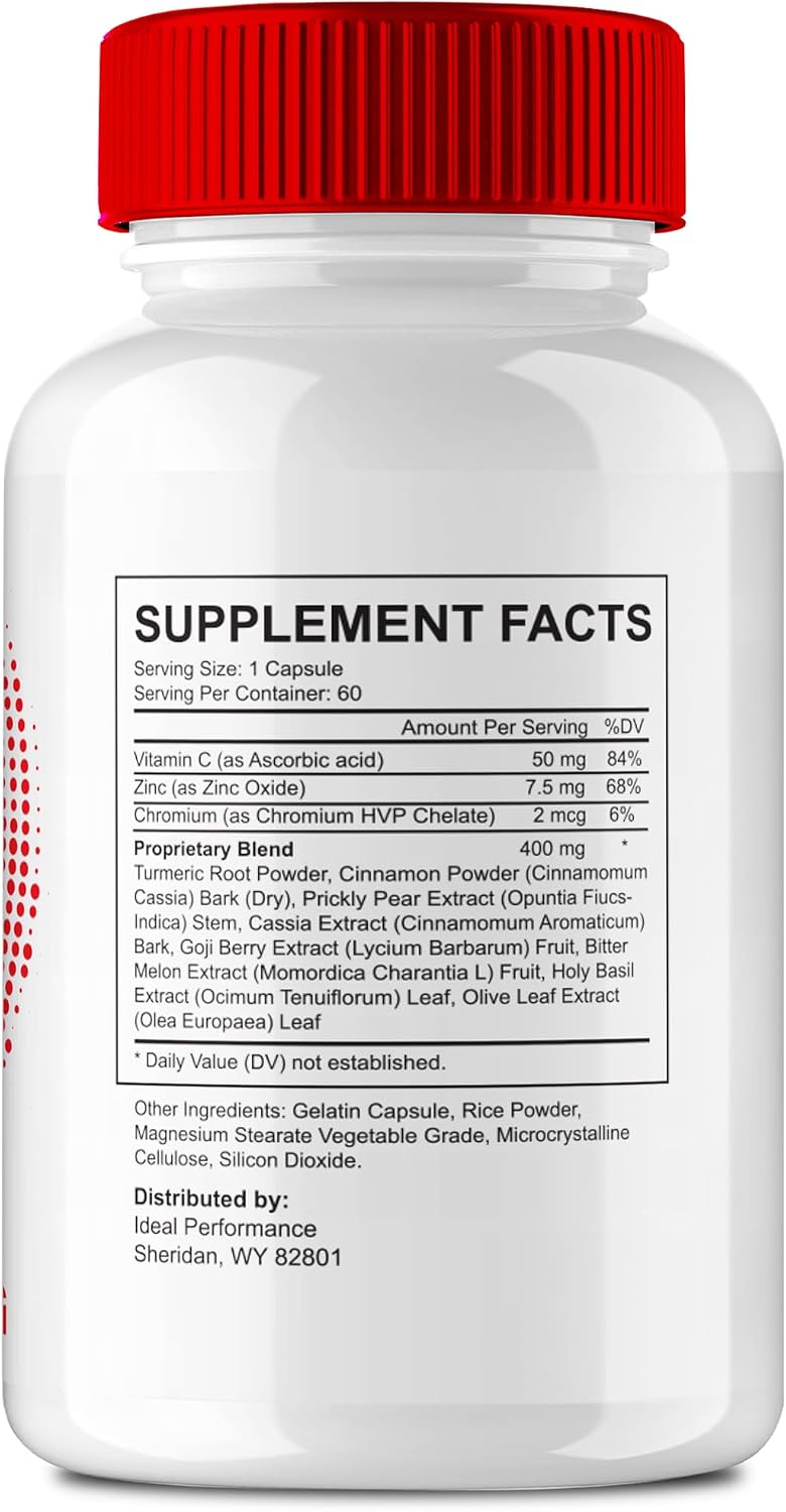 Glyco Sync Glyco Optimiser Capsules, GlycoSync Blood Formula Support Supplement Pills, Premium Formula for Healthy Circulation & Stable Levels, All Natural GlycoSync Pills Reviews (5 Pack) - görsel 2