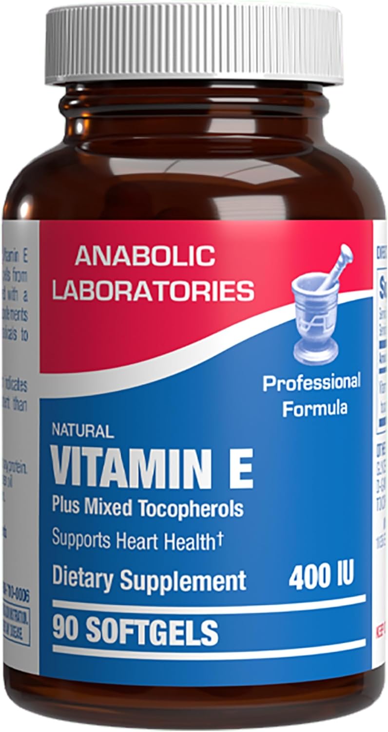 Vitamin E 400 IU Softgels – Natural d-Alpha Tocopherol & Mixed Tocopherols – Antioxidant Immune Support – 90 Softgels - görsel 1
