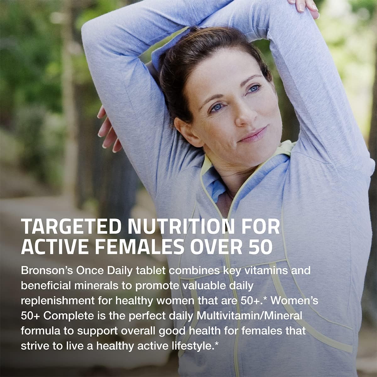 Bronson ONE Daily Women's 50+ Complete Multivitamin Multimineral - 180 Tablets - görsel 4