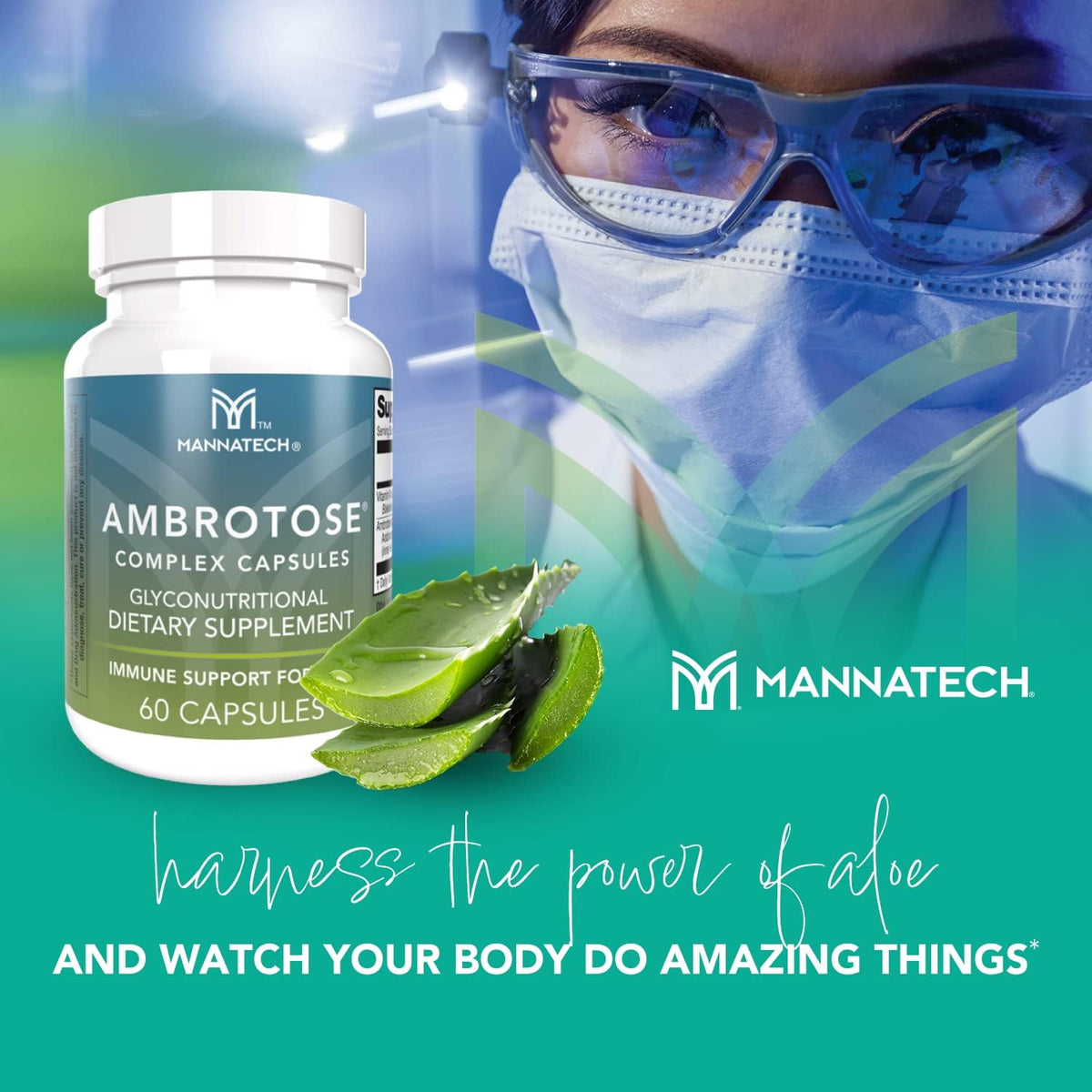 Mannatech® Ambrotose® Complex 60 Capsules - görsel 5