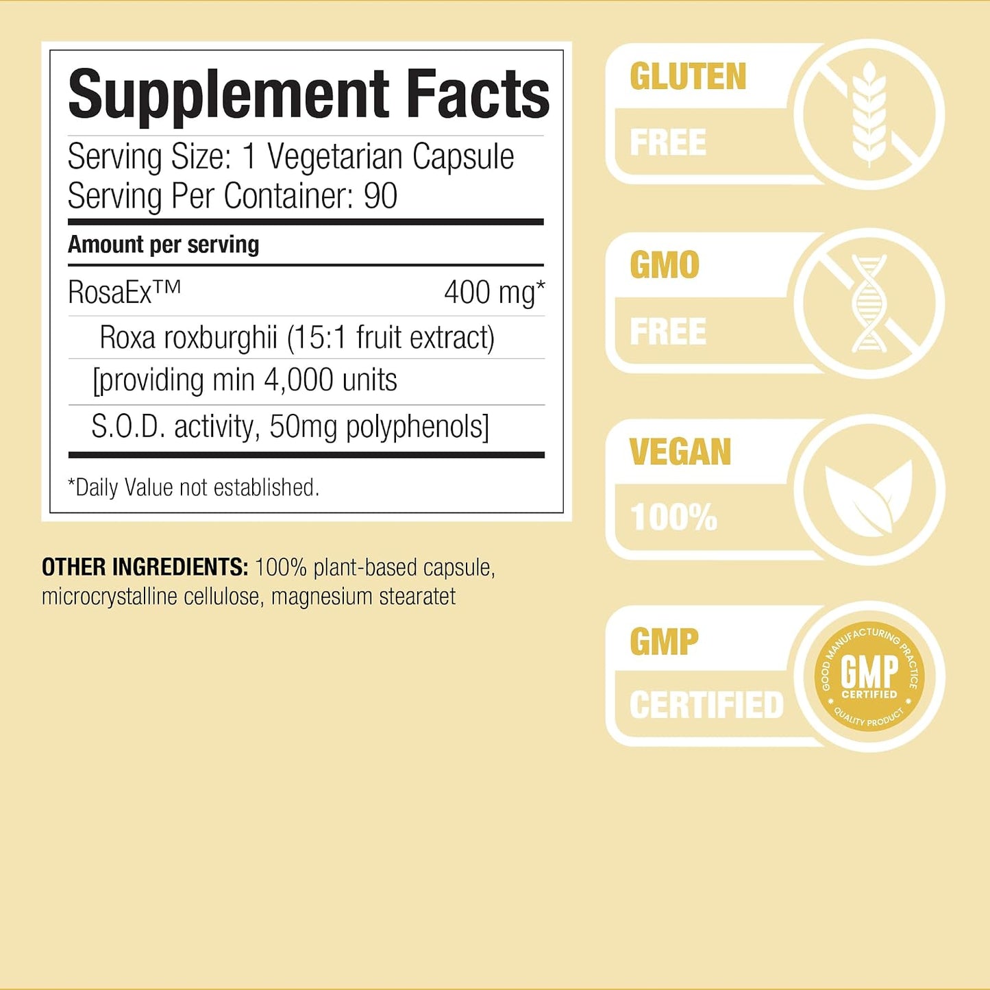 Superoxide Dismutase (SOD) Supplement - High SOD-Like Activity Enzyme, Vegan, 90 Capsules - görsel 3