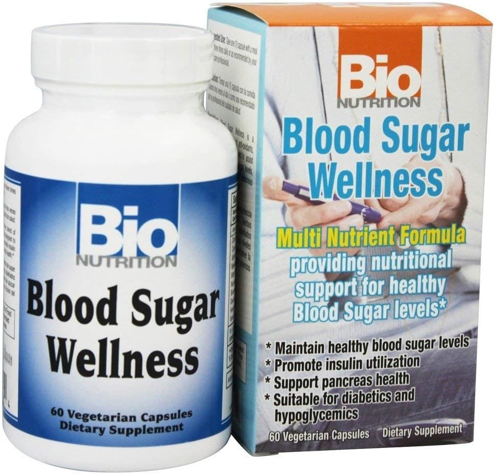 Bio Nutrition Blood Sugar Wellness - 60 Vegetarian Capsules - görsel 1