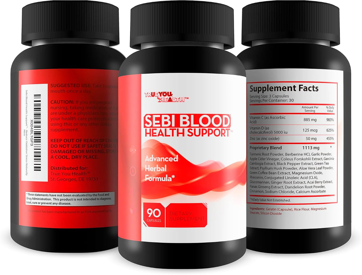 Sebi Blood Health Support - Herbal Blood Health Supplement - görsel 4