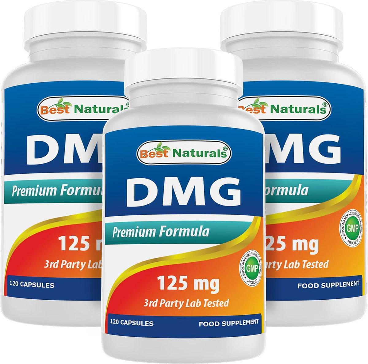 Best Naturals DMG 125 mg - 120 Capsules – Methylation Support: As a methyl donor, DMG assists the methylation – Image 1