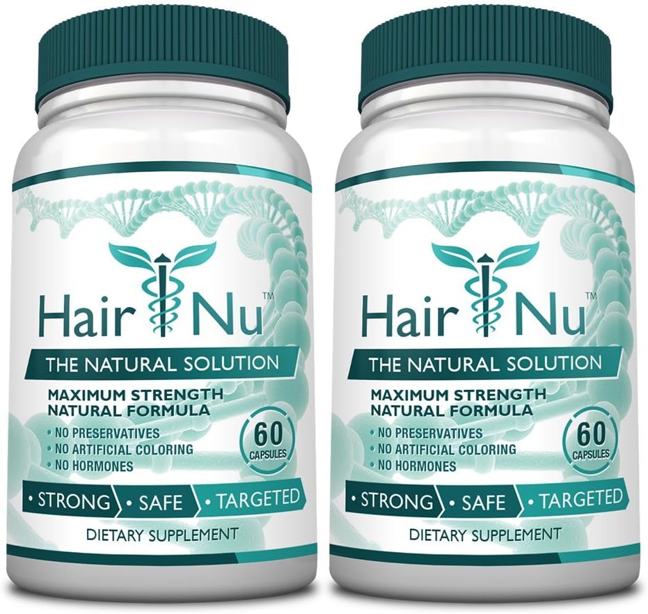 Natural Hair Growth Solution – Dietary Supplement, 60 Capsules - görsel 5