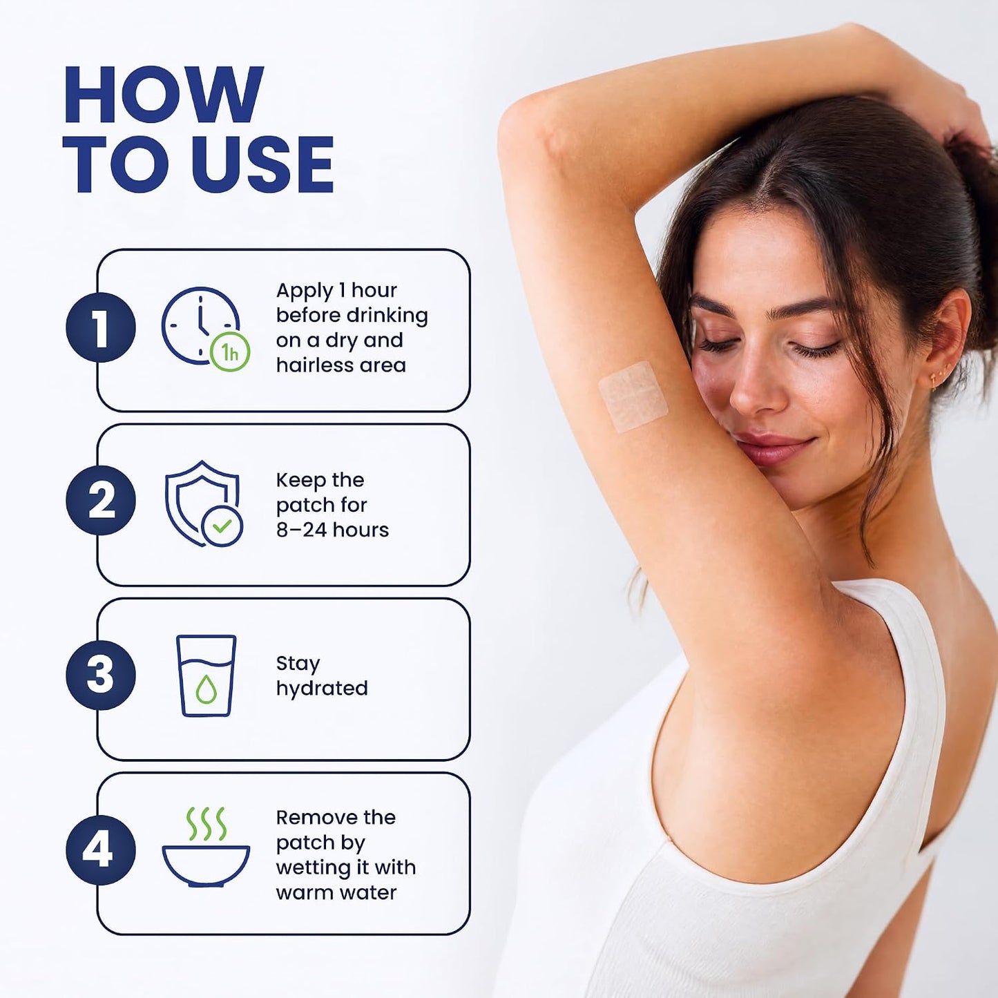 Recovery Patches 84 Pack - Wake Up Refreshed and Energised with Skin-Friendly Patch - Strong Adhesive for Secure Fit - Natural Ingredients for Quick Recovery - görsel 6