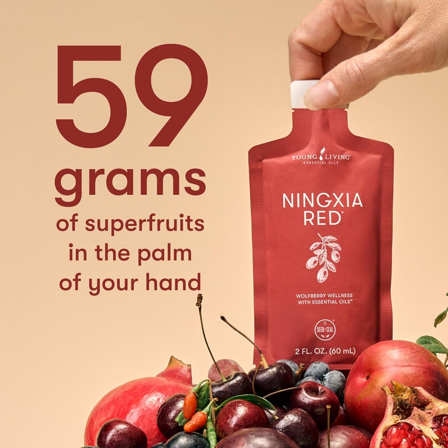 NingXia Red Singles 60ml – 30 Pack by Young Living Essential Oils - görsel 4