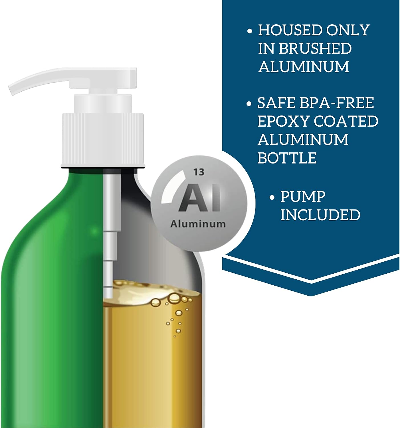 Premier Omega Fish Oil Supplement by Iceland Pure – Wild-Caught – 3053mg Omega-3 per Teaspoon – For Large Dog Breeds – Ethyl Ester Distillation – Pump Bottle BPA-free Brushed Aluminium 17 oz (480 ml) - görsel 3