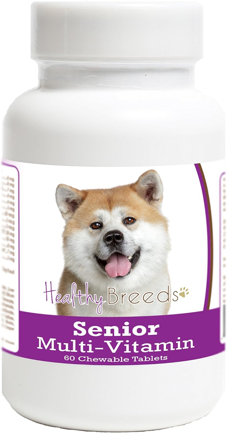 Healthy Breeds Akita Senior Dog Multivitamin Tablets, 60 Tablets - görsel 1