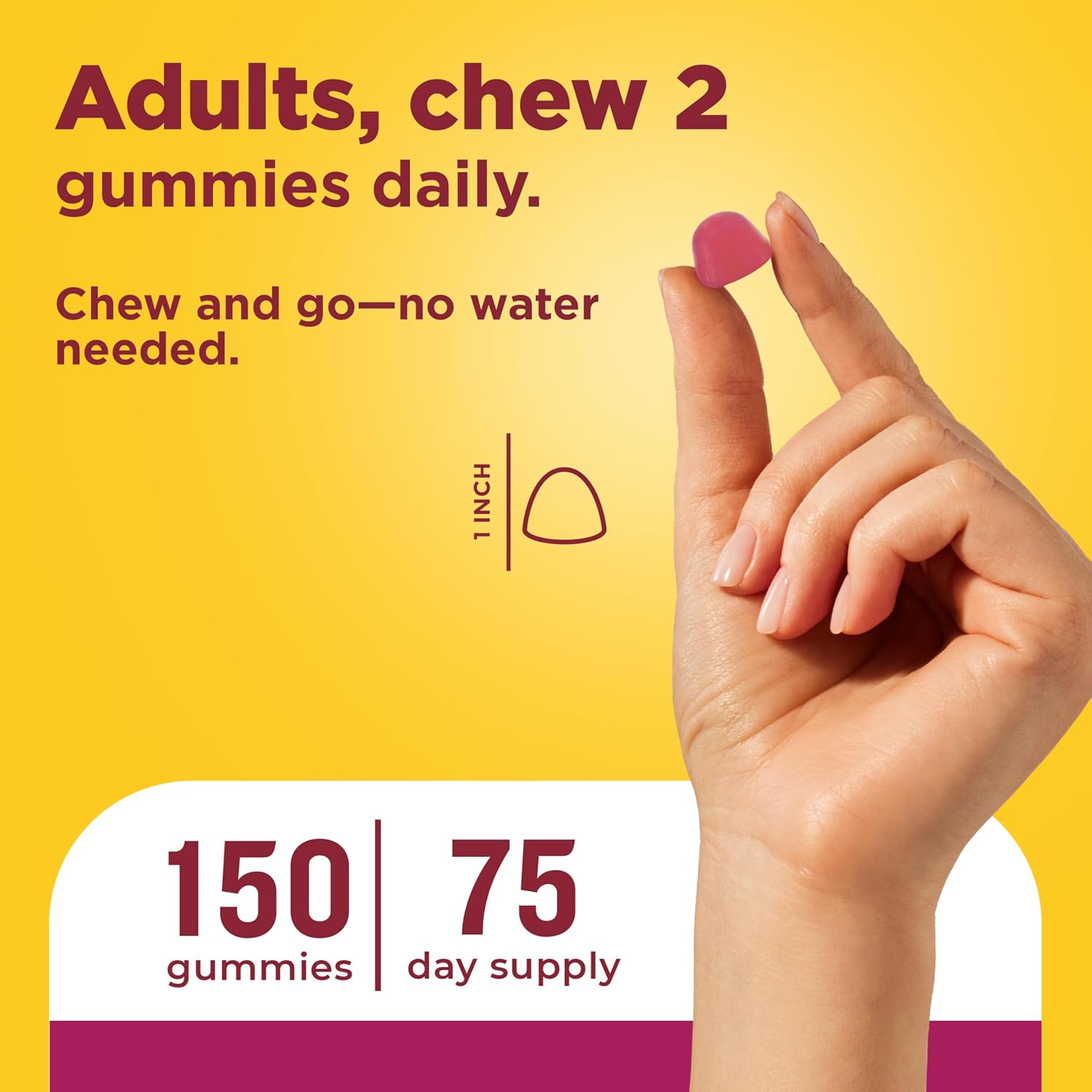 Nature Made Women's Multivitamin Gummies, 150 Count - görsel 5
