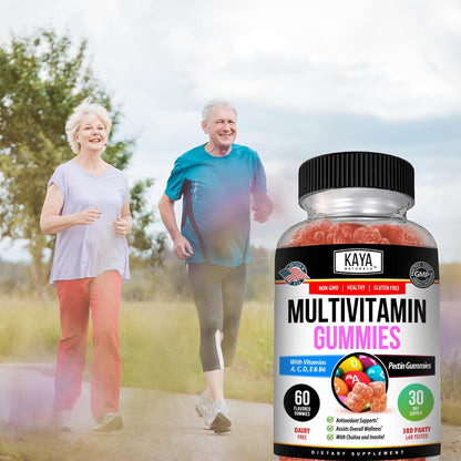 Kaya Naturals Adult Multivitamin Gummy, 60 Gummies