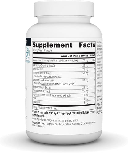 Source Naturals MitoNight® with Melatonin, Evening Care for Mitochondrial Support* - 90 Capsules