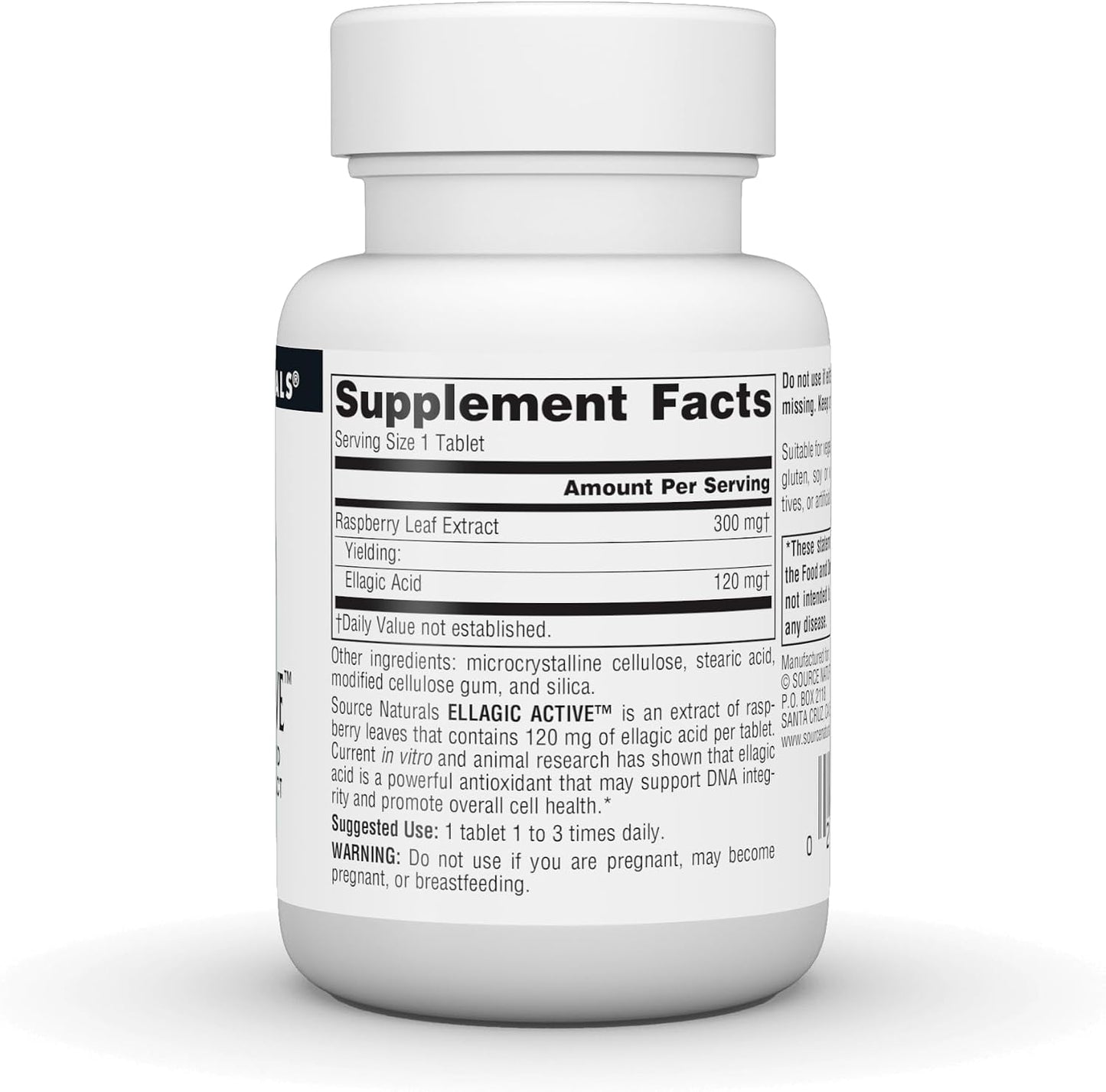 Source Naturals Ellagic Active 300mg - 30 Tablets - görsel 2