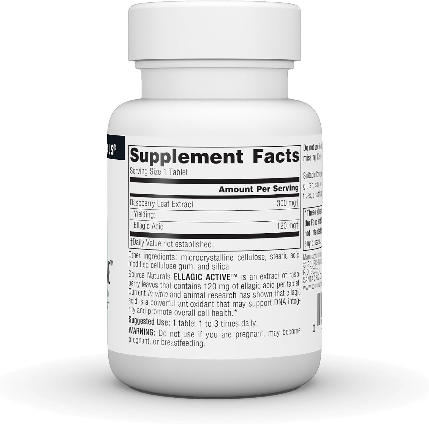 Source Naturals Ellagic Active 300mg - 30 Tablets - görsel 2