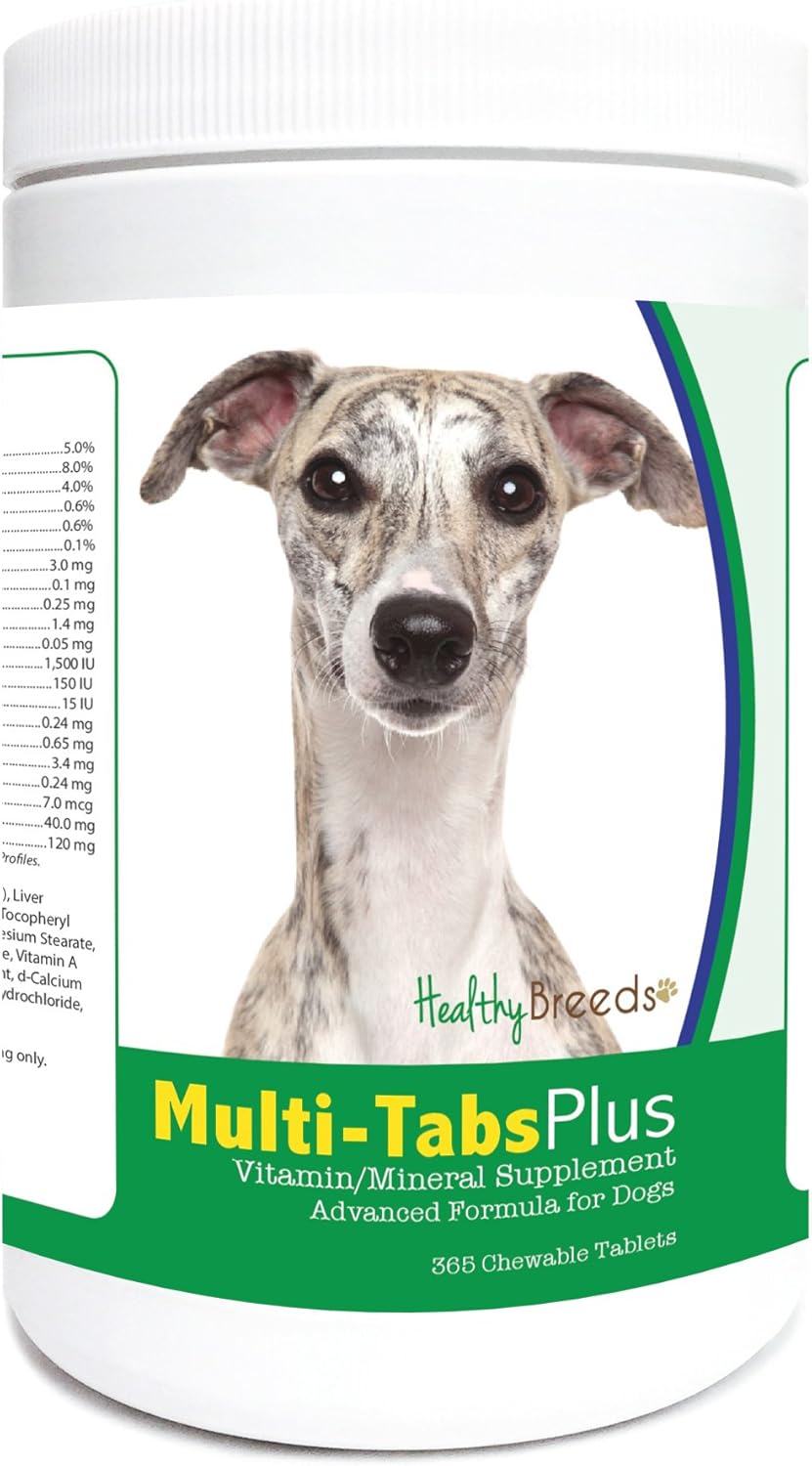 Healthy Breeds Whippet Multi-Tabs Plus Chewable Tablets 365 Count - görsel 1