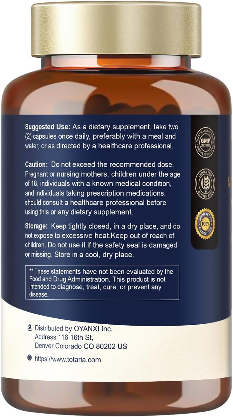 Totaria NMNH Supplement with Niacinamide, Quercetin & Trans-Resveratrol - 240 Capsules - görsel 3