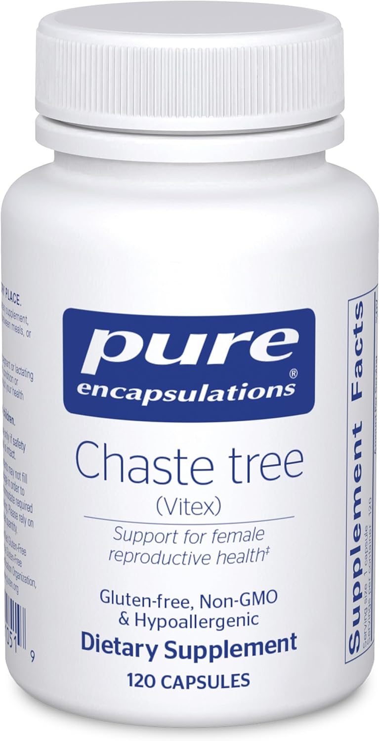 Pure Encapsulations Chaste Tree (Vitex) – Traditional Herbal Support, 120 Capsules - görsel 1