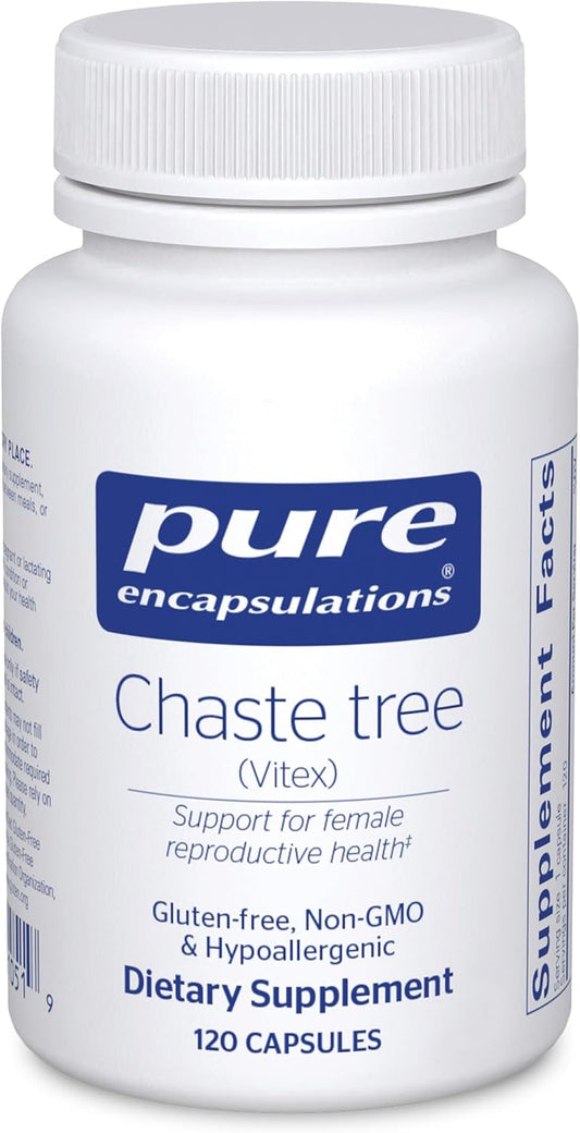 Pure Encapsulations Chaste Tree (Vitex) – Traditional Herbal Support, 120 Capsules