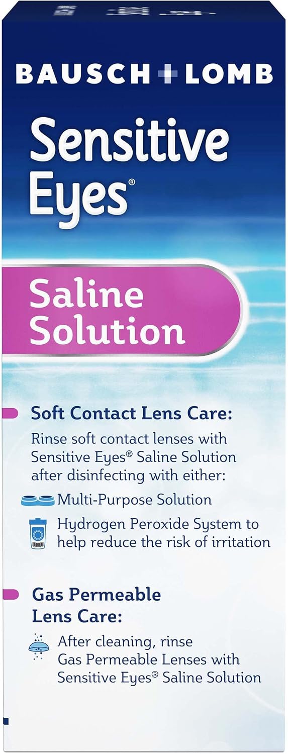 Bausch + Lomb Sensitive Eyes Plus Saline Solution, 710 ml (Pack of 3) - görsel 5