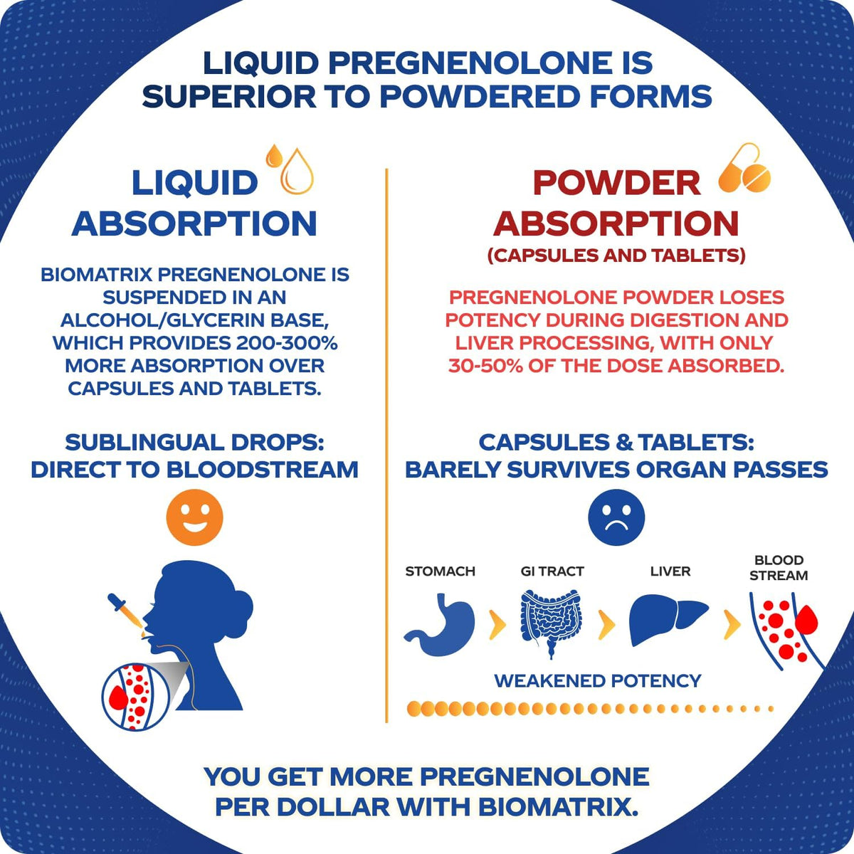 BioMatrix Pregnenolone Supplement – Sublingual Micronised Liquid (30 ml) - görsel 2