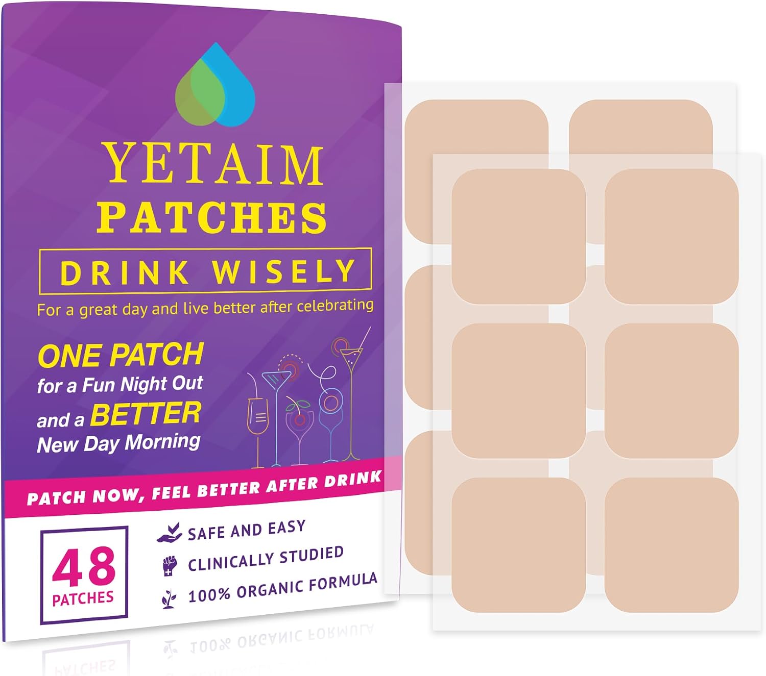 YETAIM Recovery Patches – 48 Patches for Energy and Fast Recovery - görsel 1