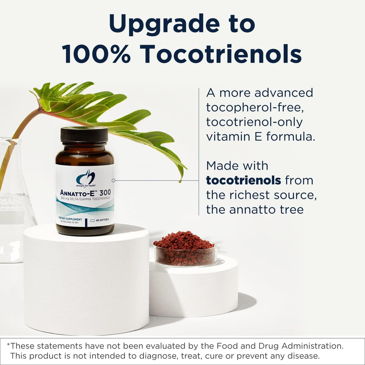 Designs for Health Annatto-E 150 mg Tocotrienols – DeltaGold Vitamin E Complex Food Supplement with Delta and Gamma Tocotrienols – Antioxidant Support – Non-GM (30 Softgels) - görsel 2