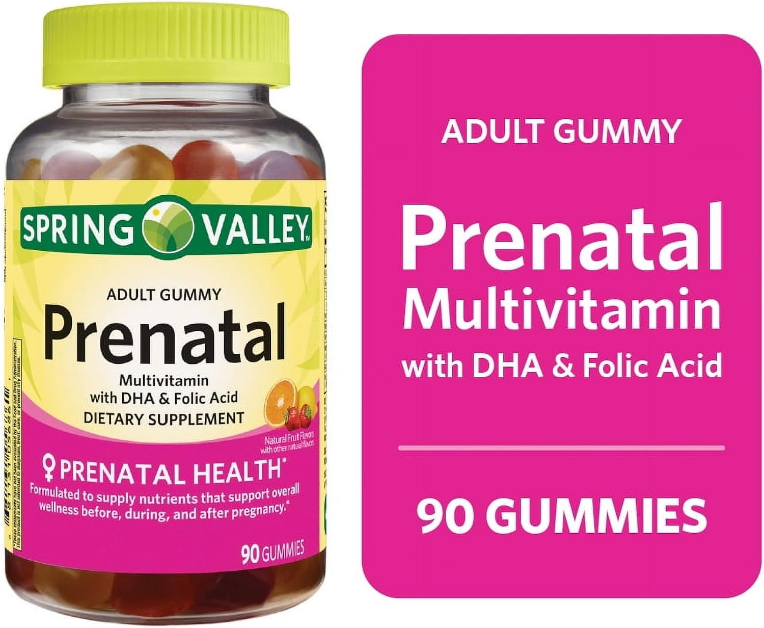 Spring Valley Prenatal Multivitamin Gummies, 90 Gummies - görsel 6