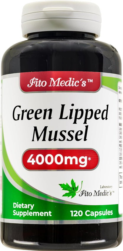FITO MEDIC'S Green Lipped Mussel | 120 Capsules | Joint Support Supplement
